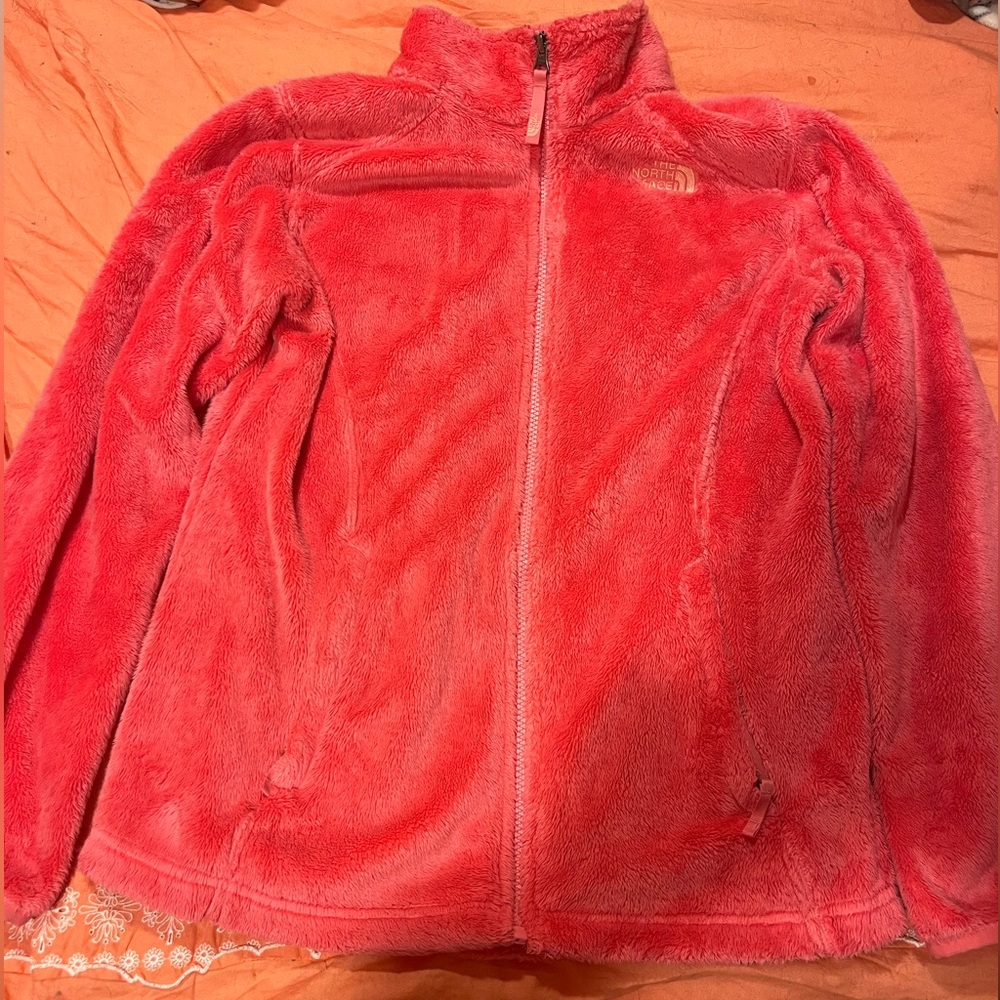 Pink North Face Fleece Jacket